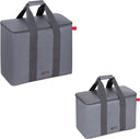 Resto Kitchenware Cool Bag Set Polis - Dark Gray - 23 + 30 Liter