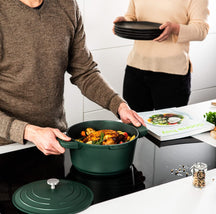 Westinghouse Cookware set Performance (Casserole + sauté pan) ø 28 cm - Green - Induction and all other heat sources