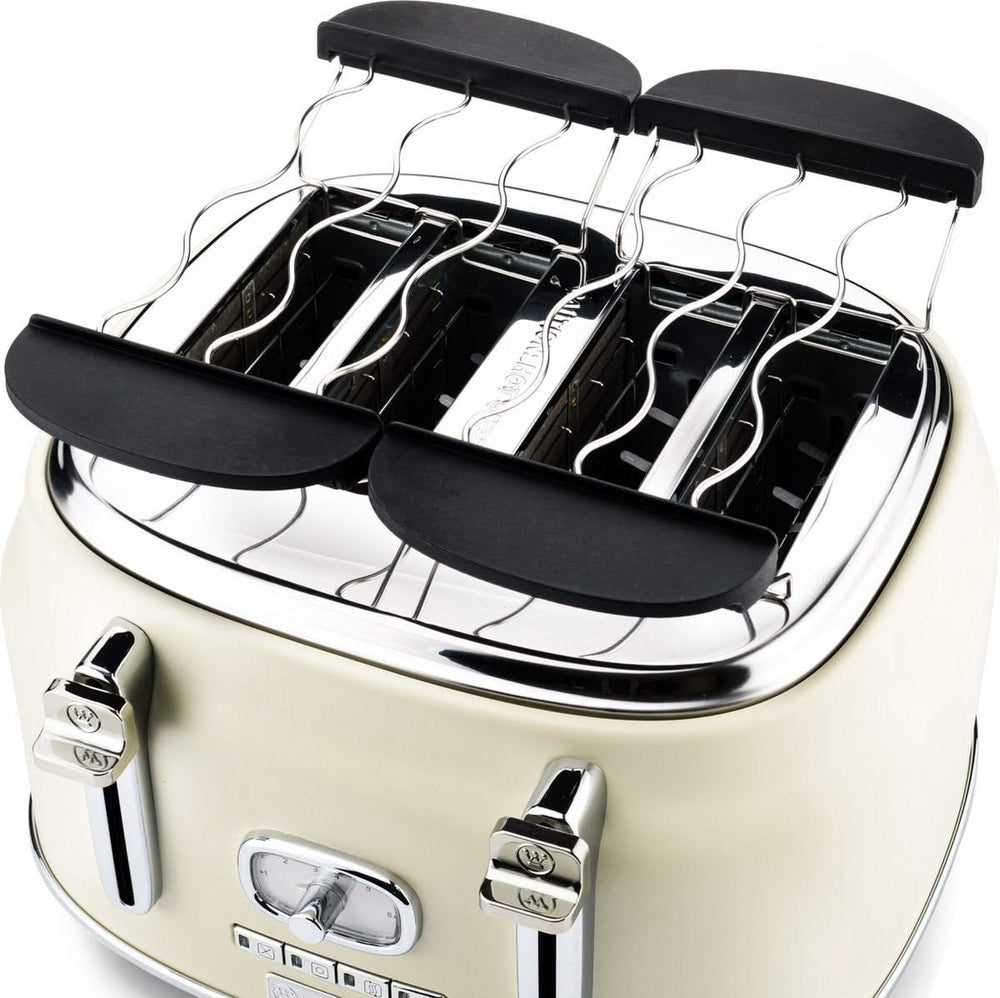 Westinghouse Retro Kettle + Toaster 4 Slots - White