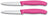 Victorinox Peeler Swiss Classic - Pink - Serrated - 2 pieces