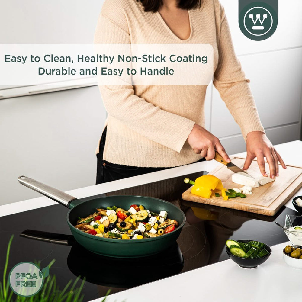 Westinghouse Frying pan set Performance - ø 24 and 28 cm - Green - Induction and all others heat sources