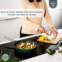 Westinghouse Frying pan set Performance - ø 24 and 28 cm - Green - Induction and all others heat sources