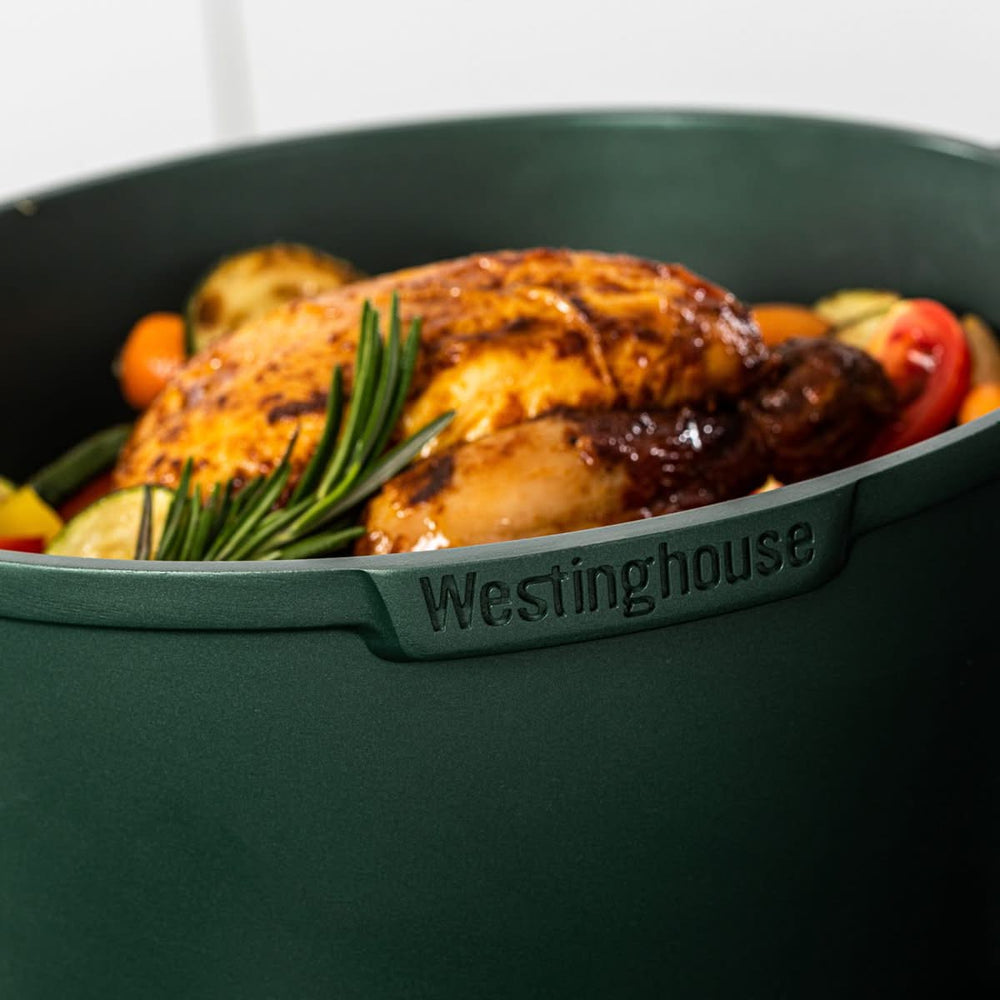 Westinghouse Cookware set Performance (Casserole + sauté pan) ø 28 cm - Green - Induction and all other heat sources