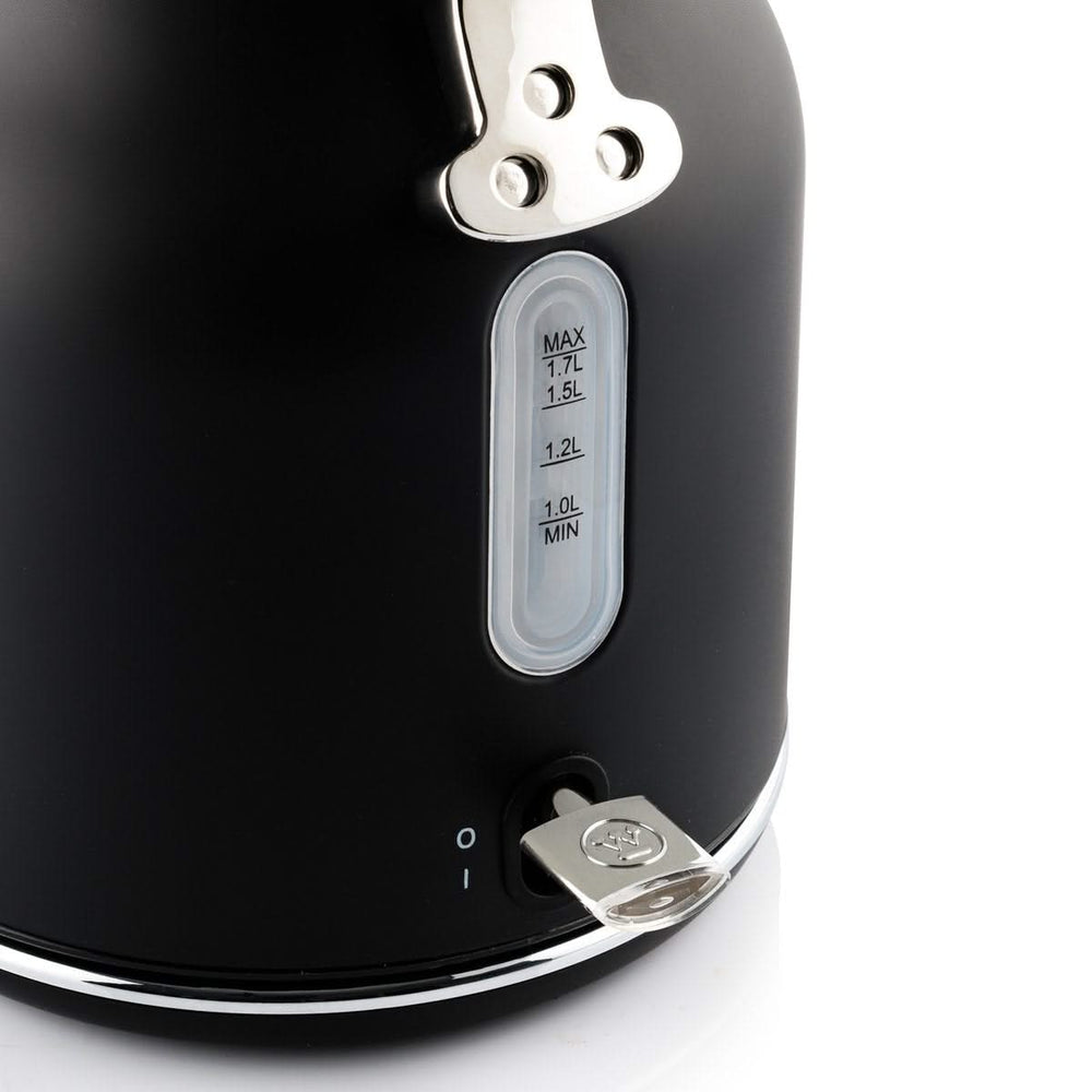 Westinghouse Retro Kettle + Toaster 4 Slots - Black