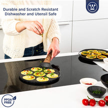 Westinghouse Pancake pan set Marble Wood - ø 26 and 28 cm - Induction and all others heat sources