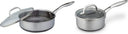 Westinghouse Cookware set Black Signature (Cooking pan ø 24 cm + sauce pan ø 20 cm) - Induction and all other heat sources