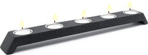 Zilverstad Tea Light Holder Oblique Black - 5 candles