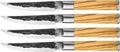 Forged Steak knives Olive - 4 pieces