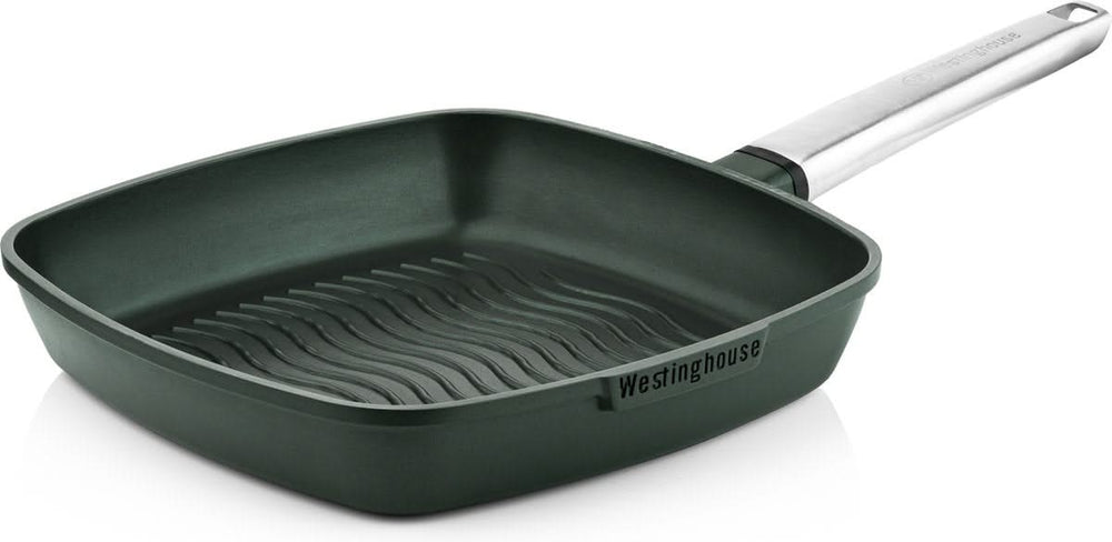 Westinghouse Cookware set Performance (Wok pan + Grill pan) ø 28 cm - Green - Induction and all other heat sources