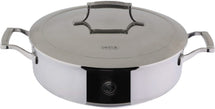 Saveur Selects sauté pan - Sauteuse - with lid Voyage - stainless steel - ø 30 cm - High - without non-stick coating