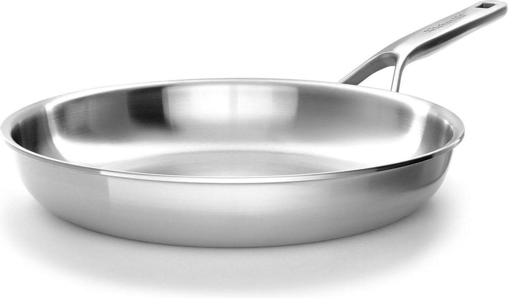 KitchenAid Frying pan set - Multi-Ply stainless steel - ø 24 and 28 cm - without non-stick coating