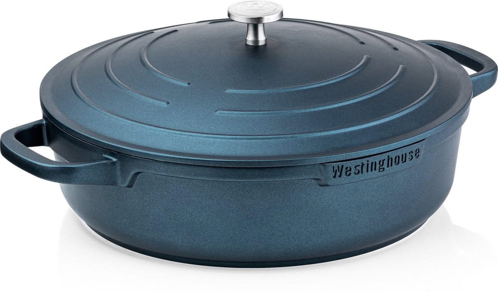 Westinghouse Cookware set Performance (Casserole + sauté pan) ø 28 cm - Blue - Induction and all other heat sources