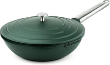 Westinghouse Cookware set Performance (Wok pan + Grill pan) ø 28 cm - Green - Induction and all other heat sources