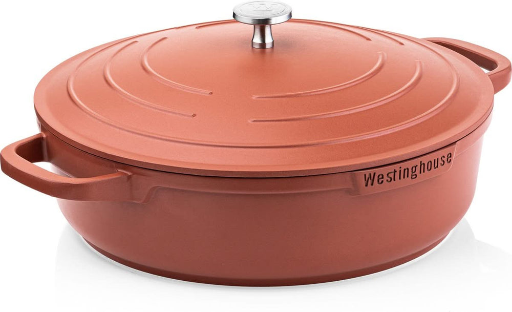 Westinghouse Cookware set Performance (Casserole + sauté pan) ø 28 cm - Red - Induction and all other heat sources