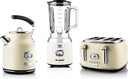 Westinghouse Retro Kettle + Toaster 4 Slots + Blender - White