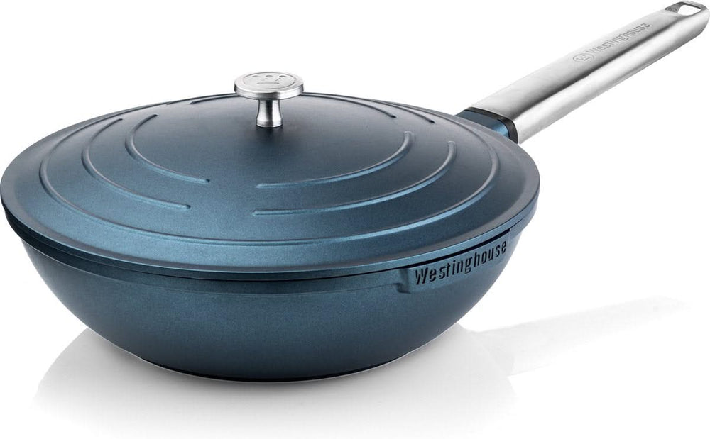 Westinghouse Cookware set Performance - Blue - 8 pans - Complete Cookware set - Induction and all others heat sources