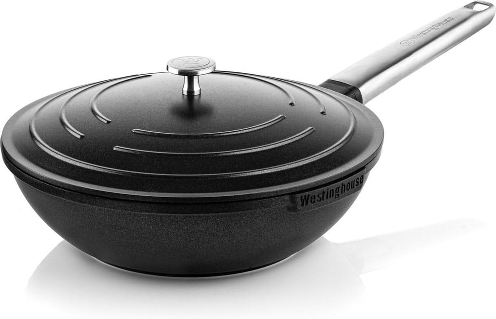 Westinghouse Cookware set Performance - Black - 8 pans - Complete Cookware set - Induction and all others heat sources