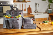 Resto Kitchenware Cool Bag Set Polis - Dark Gray - 23 + 30 Liter