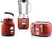 Westinghouse Retro Kettle + Toaster 4 Slots + Blender - Red