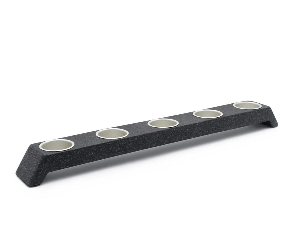 Zilverstad Tea Light Holder Oblique Black - 5 candles