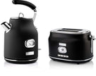 Westinghouse Retro Kettle + Toaster 2 Slots - Black