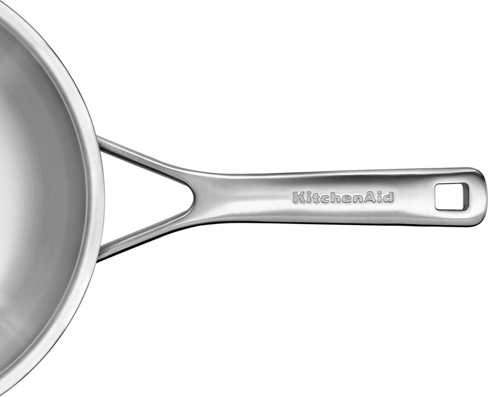 KitchenAid sauté pan - Sauteuse - Multi-Ply stainless steel - ø 24 cm / 3.1 liter