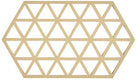 Zone Denmark pan trivet Triangles - Warm Sand - 24 x 14 cm