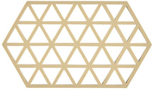 Zone Denmark pan trivet Triangles - Warm Sand - 24 x 14 cm