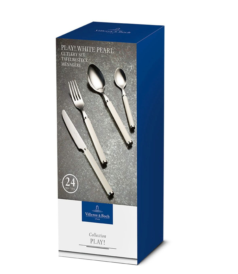 Villeroy & Boch Cutlery set Play! - White Pearl - 24 pieces / 6 persons