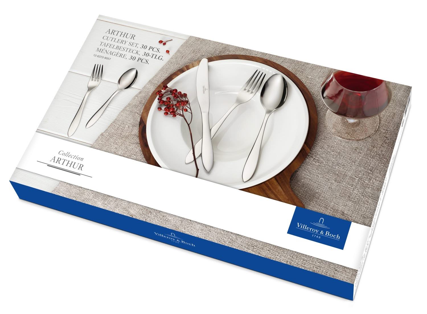 【新品未使用】 Villeroy&Boch ARTHERカトラリー30点セット Amazon.co.jp: (ビレロイ＆ボッホ)Villeroy&Boch アーサー