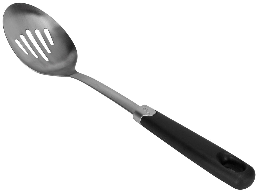 Cosy & Trendy Serving Spoon - Slotted Spoon - Spoon with Openings - Delish - Stainless Steel Black