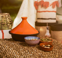 Cosy & Trendy Tajine Induction - Black/Orange - ø 25 cm