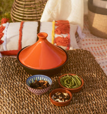 Cosy & Trendy Tajine Induction - Black/Orange - ø 25 cm