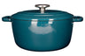 Cosy & Trendy Casserole Fontestic Cast Iron Green Heron Ø 24 cm / 4.6 Liter - Enamelled