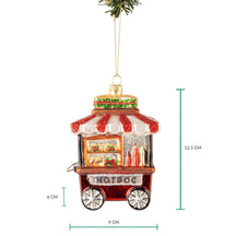 Nordic Light Christmas Ball Hot Dog Stall 13 cm