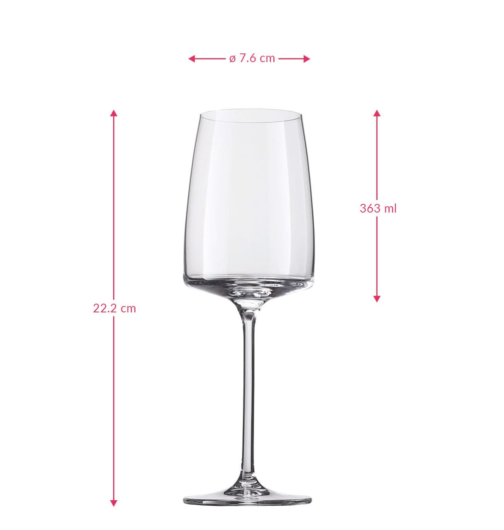 Zwiesel Glas Wine glasses Vivid Senses Light & Fresh - 360 ml - 2 pieces