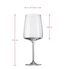 Zwiesel Glas Wine glasses Vivid Senses Flavour & Spicy - 660 ml - 2 pieces