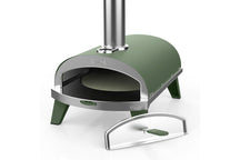 ZiiPa Pizza Oven Piana - Wood-fired - with Thermometer - Eucalyptus - for ø 30 cm pizzas - Rotating pizza stone