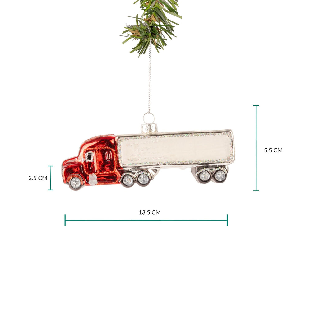 Nordic Light Christmas Ball Truck 14 cm