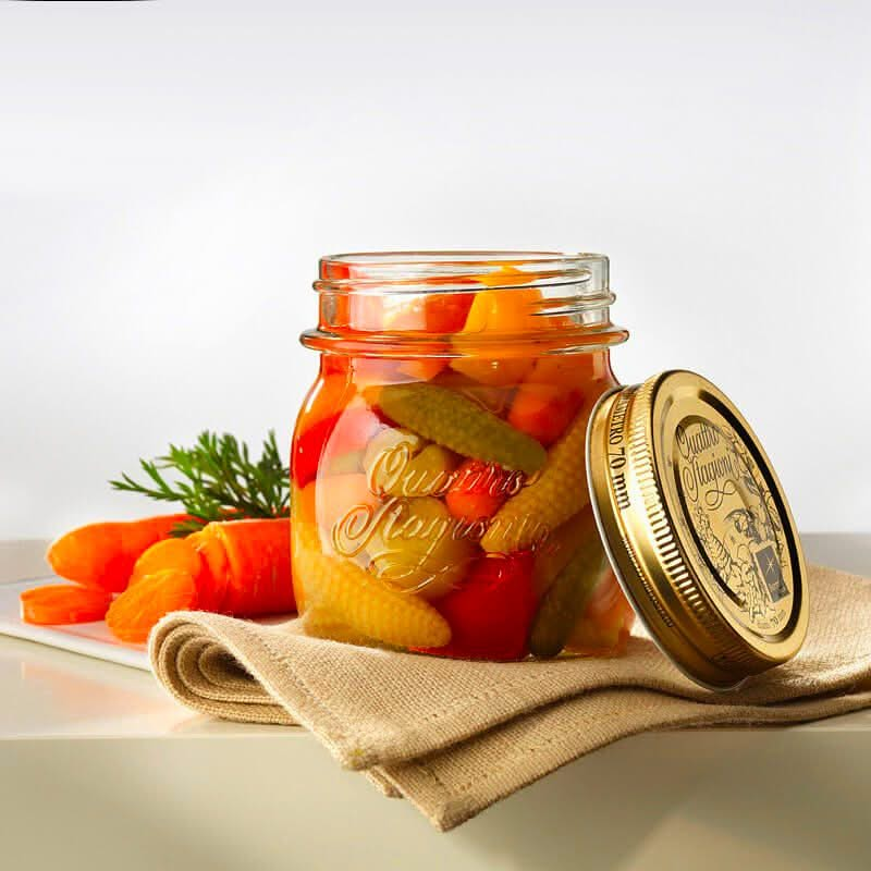 Bormioli Rocco Weck jars Quattro Stagioni - ø 8.5 cm / 250 ml - 4 pieces