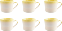 Ona Mugs Vera Yellow - 350 ml - 6 pieces