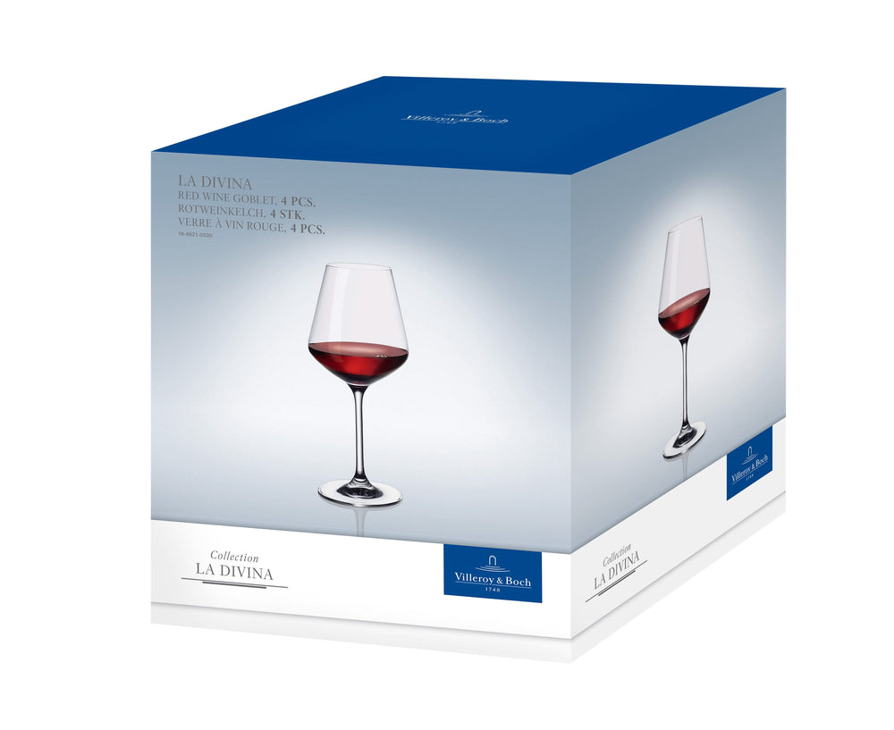 Villeroy & Boch Red Wine Glasses La Divina - 470 ml - 4 pieces