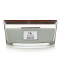 WoodWick Scented Candle Ellipse Lavender & Cedar - 9 cm / 19 cm - Scented Candle in Glass - Wooden Wick