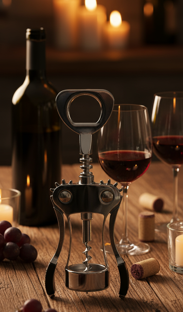 Cookinglife Corkscrew lever with bottle opener