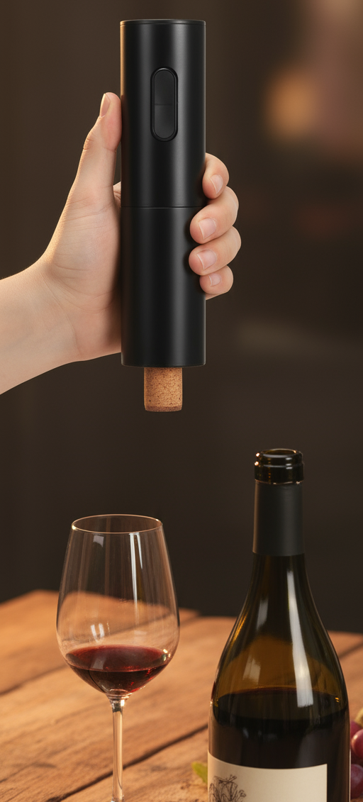 Cookinglife Electric Corkscrew Black