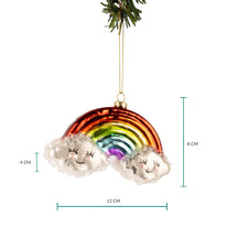 Nordic Light Christmas Ball Rainbow 12 cm