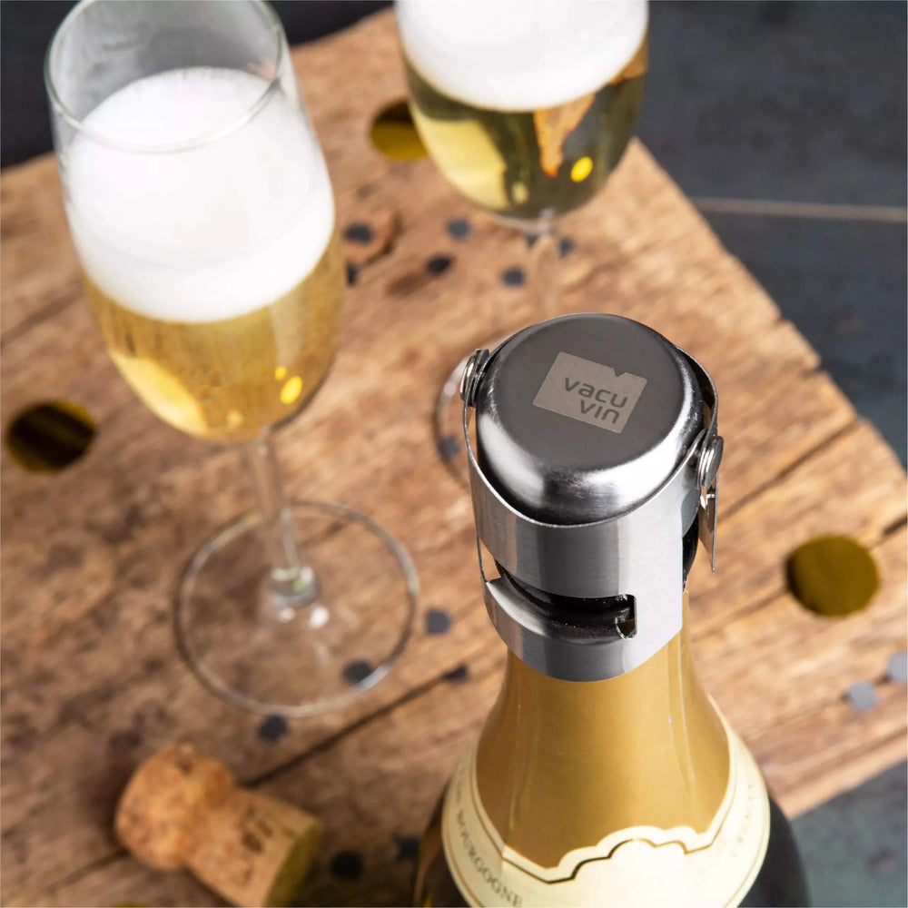 Vacu Vin Champagne Stopper - Silver