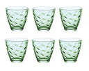 Bormioli Rocco Glasses Flora - Green - 250 ml - 6 pieces