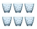 Bormioli Rocco Glasses Flora - Blue - 260 ml - 6 pieces