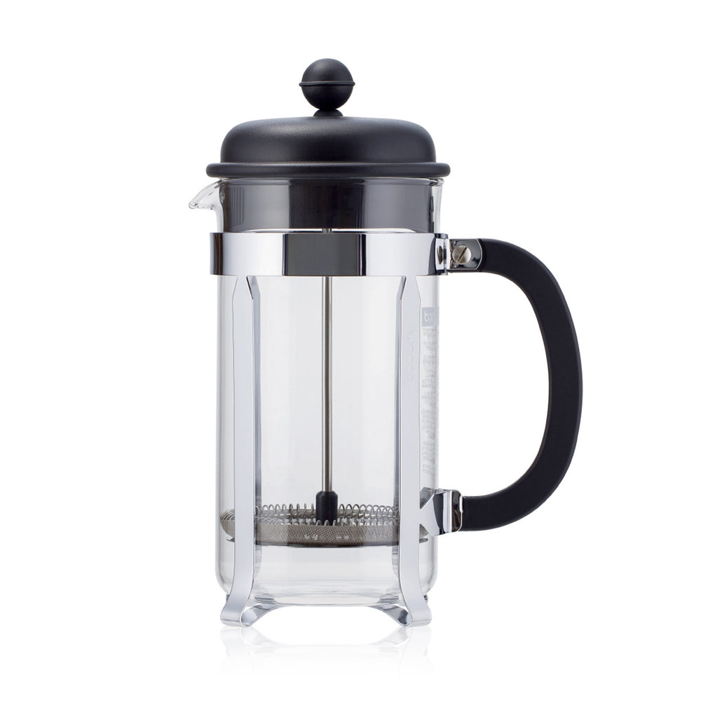 Bodum Coffee Maker - Caffettiera - French Press with Plastic Lid 8 Cups - 1 liter